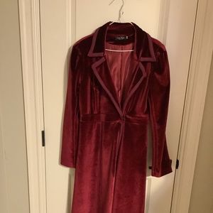 Red Velvet Duster